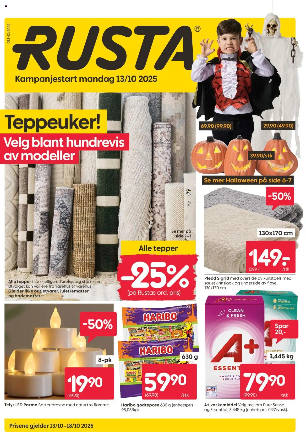 Kundeavis Rusta gyldig fra 13/10/2025 - Sidenummer 1