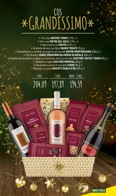 Previzualizarea de cataloage: Metro Catalog - Coșuri cadou pentru Crăciun valabil de la 24.11.2025 | Pagina: 29