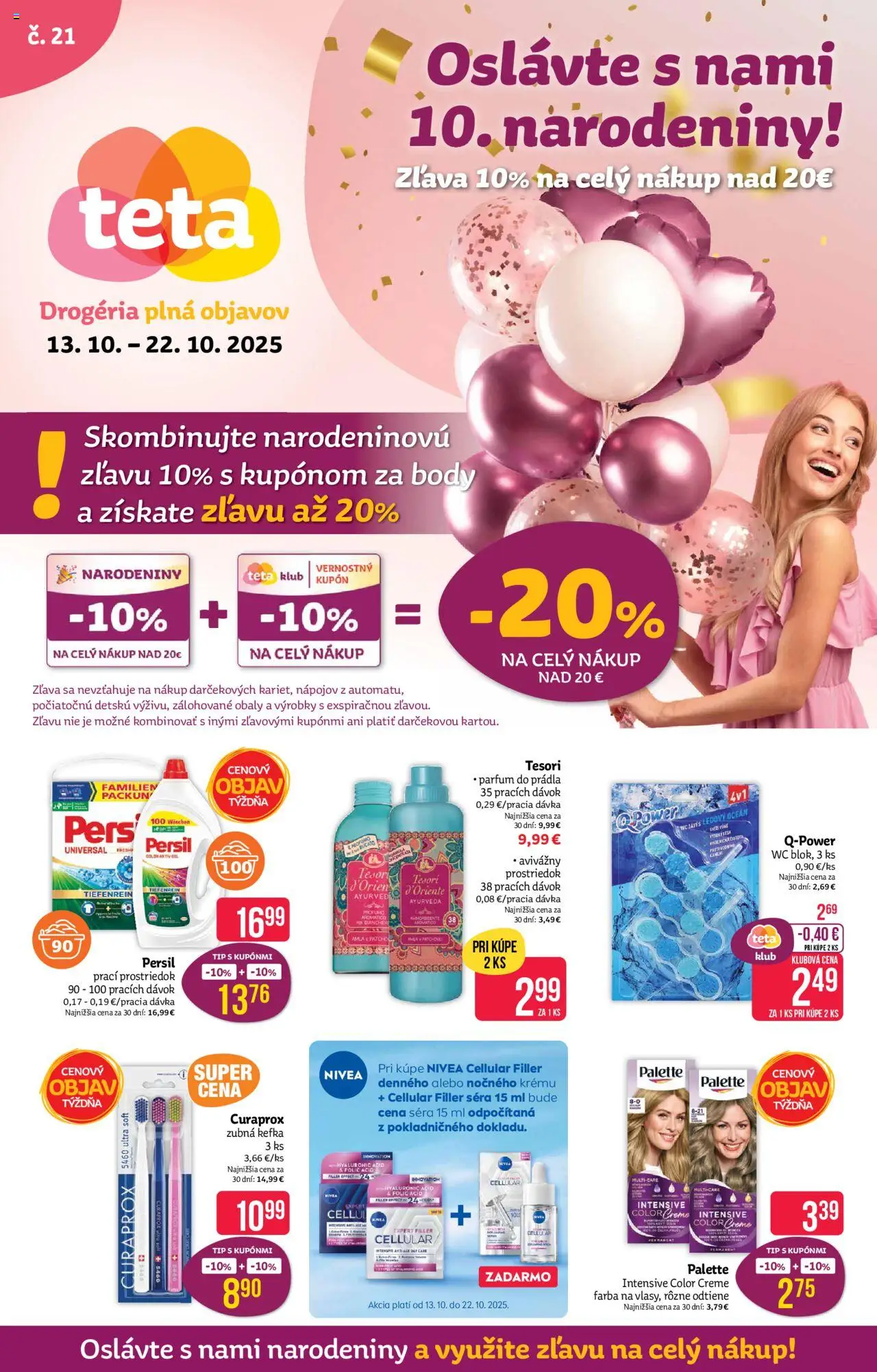 TETA Drogerie Leták od 13.10.2025 > Aktuálna online akcia