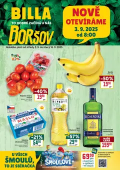 Náhled nabídky: Billa Leták - Boršov platný od 03.09.2025