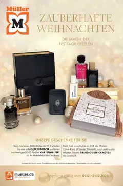 Vorschau von dem Prospekt des Geschäftes Müller, gültig ab dem 01.12.2025