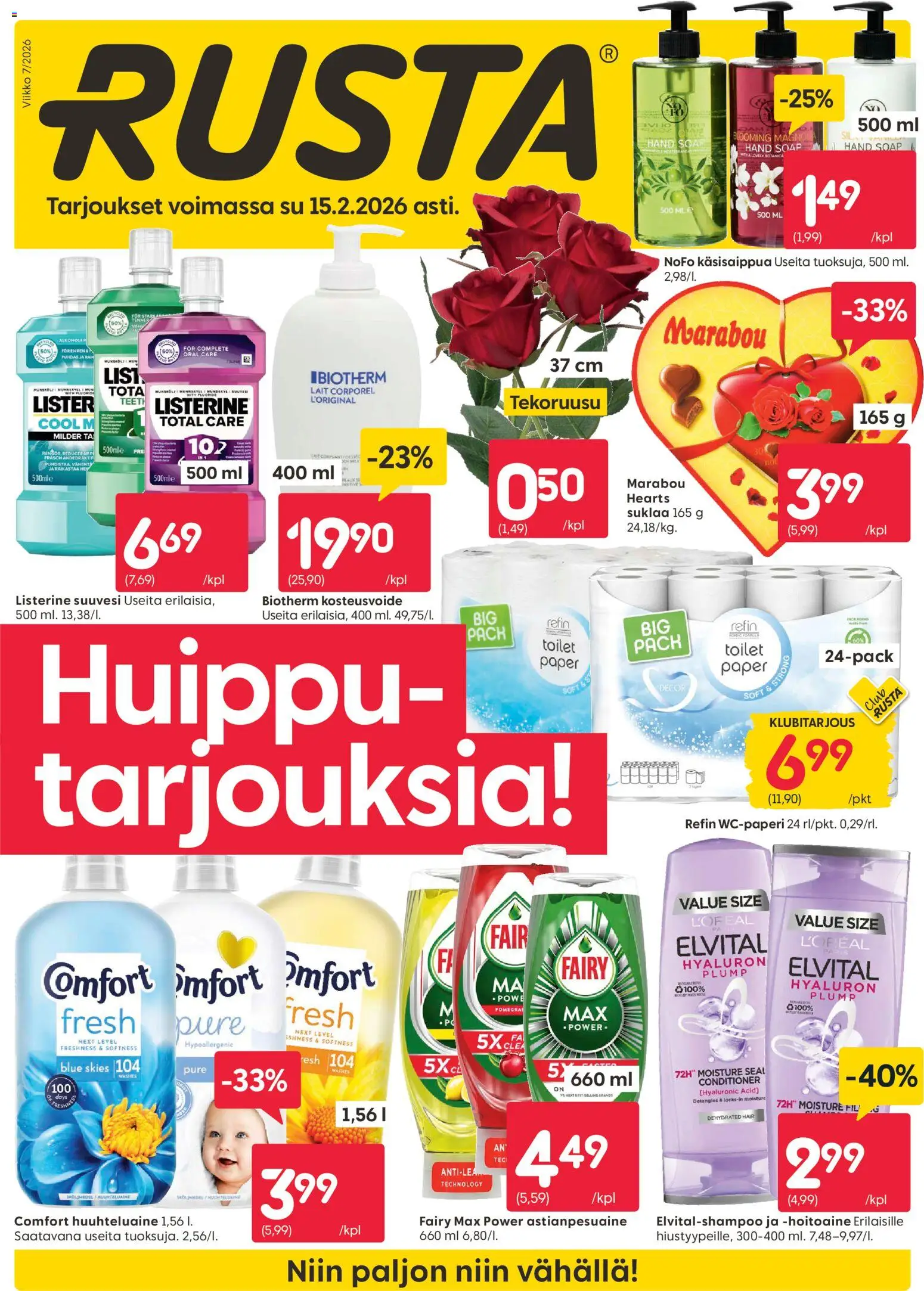 Kaupan Rusta Tarjoukset esikatselu, voimassa 09/02/2026