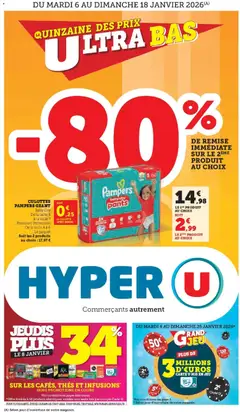 Prévisualisation de Les prix bas de la semaine du magasin Hyper U formulaire valide 06/01/2026