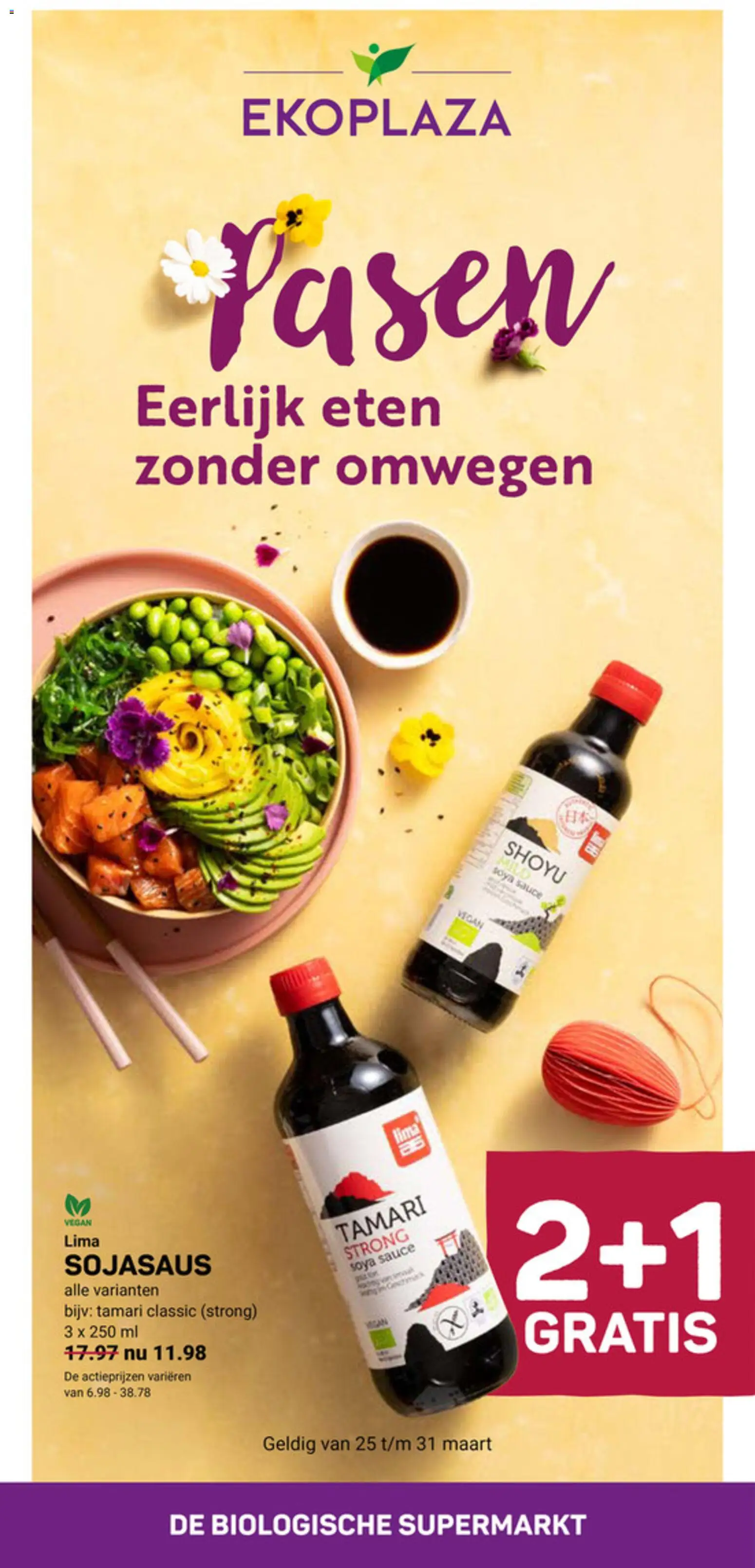 Voorbeeld van Ekoplaza folder van winkel Ekoplaza geldig vanaf 25-03-2026