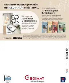 Prévisualisation de Catalogue du magasin Gedimat formulaire valide 13/03/2025 | Page: 52