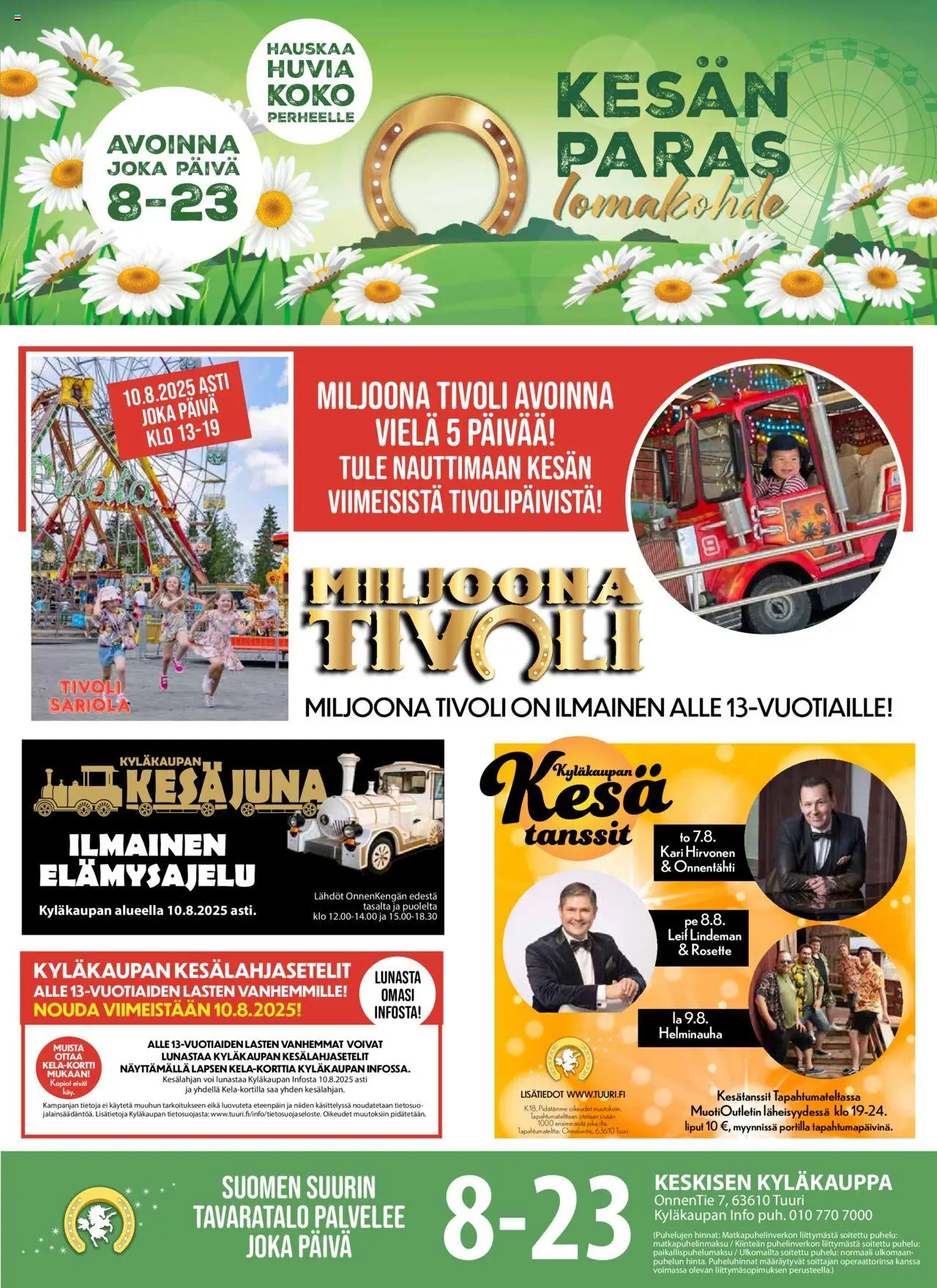 Tuuri-kaupan Tarjoukset voimassa 06/08/2025 - Sivulla 1