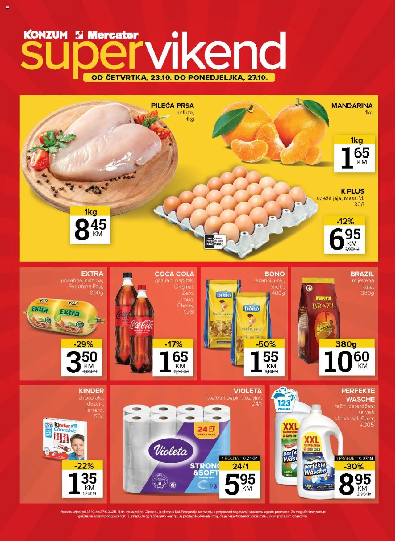 Pregled letka Katalog trgovine Mercator vrijedi od 2025.10.21