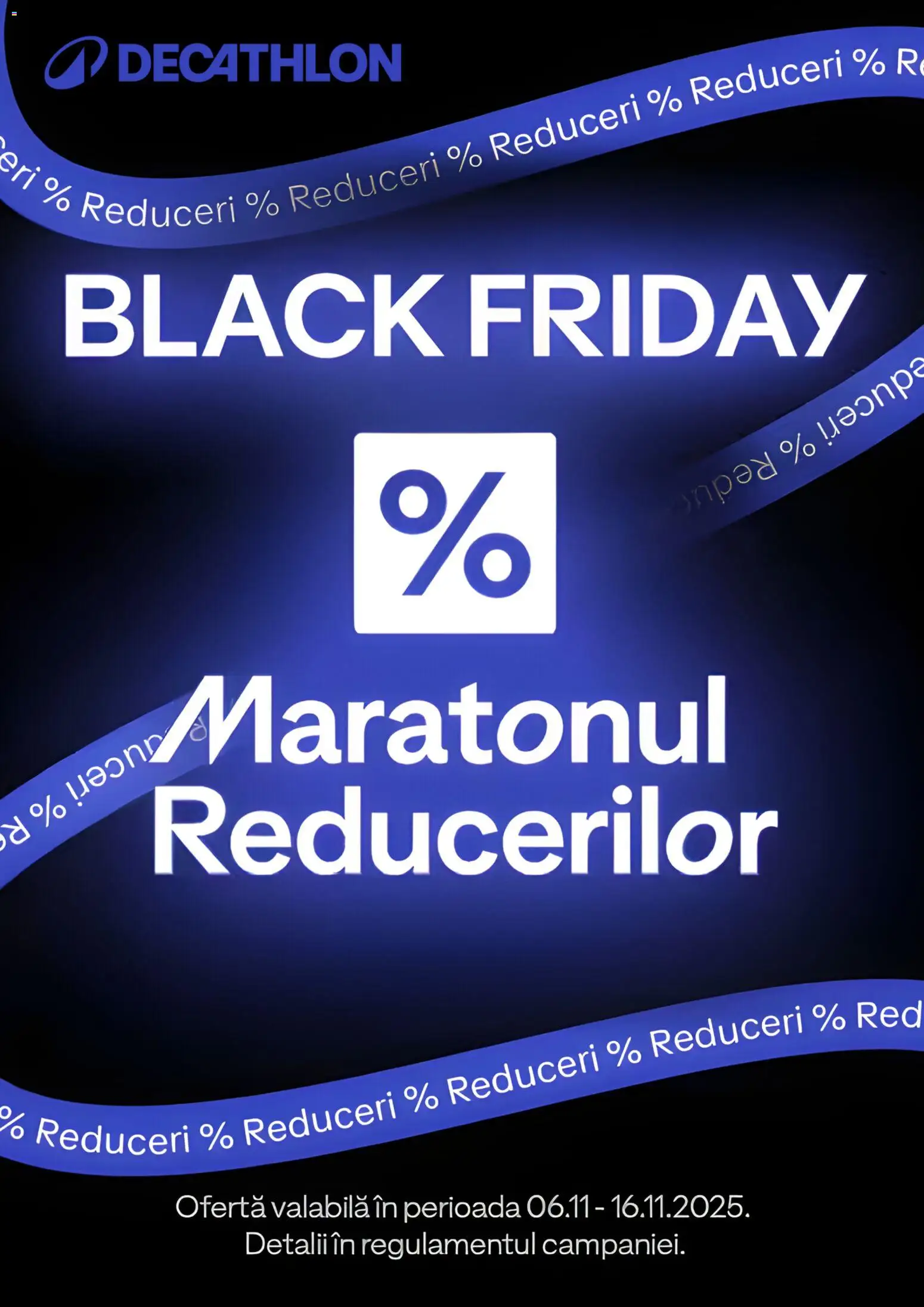 Previzualizarea de cataloage: Decathlon Black Friday valabil de la 06.11.2025