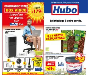 Voorbeeld van Hubo Publicité van winkel Hubo geldig vanaf 01/04/2026
