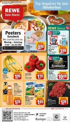 Vorschau von dem Prospekt des Geschäftes Rewe, gültig ab dem 14.09.2025