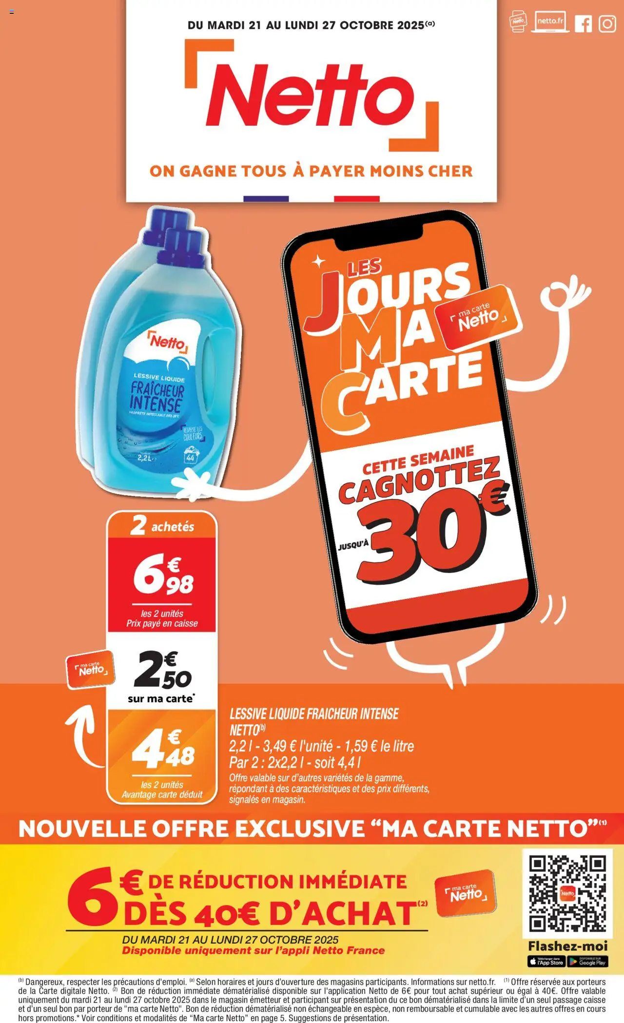 Catalogue de la boutique Netto valable du 21/10/2025 - Page numéro 1