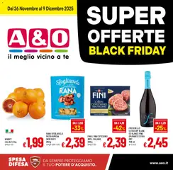 Anteprima dell'opuscolo Black Friday dal negozio A&O valido da 26/11/2025