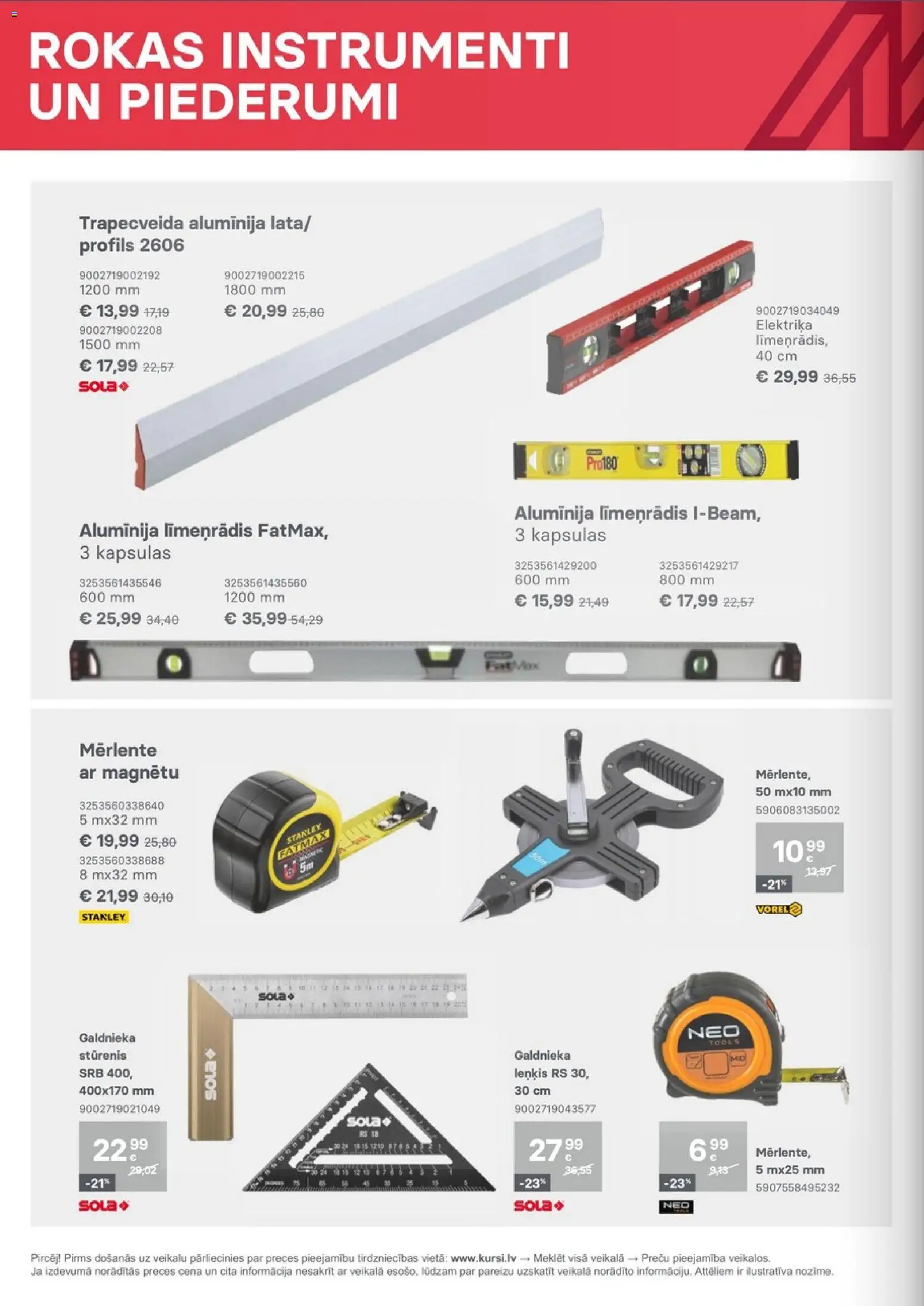 Skatīt Kurši akciju bukletu, derīgs no 2025.12.01