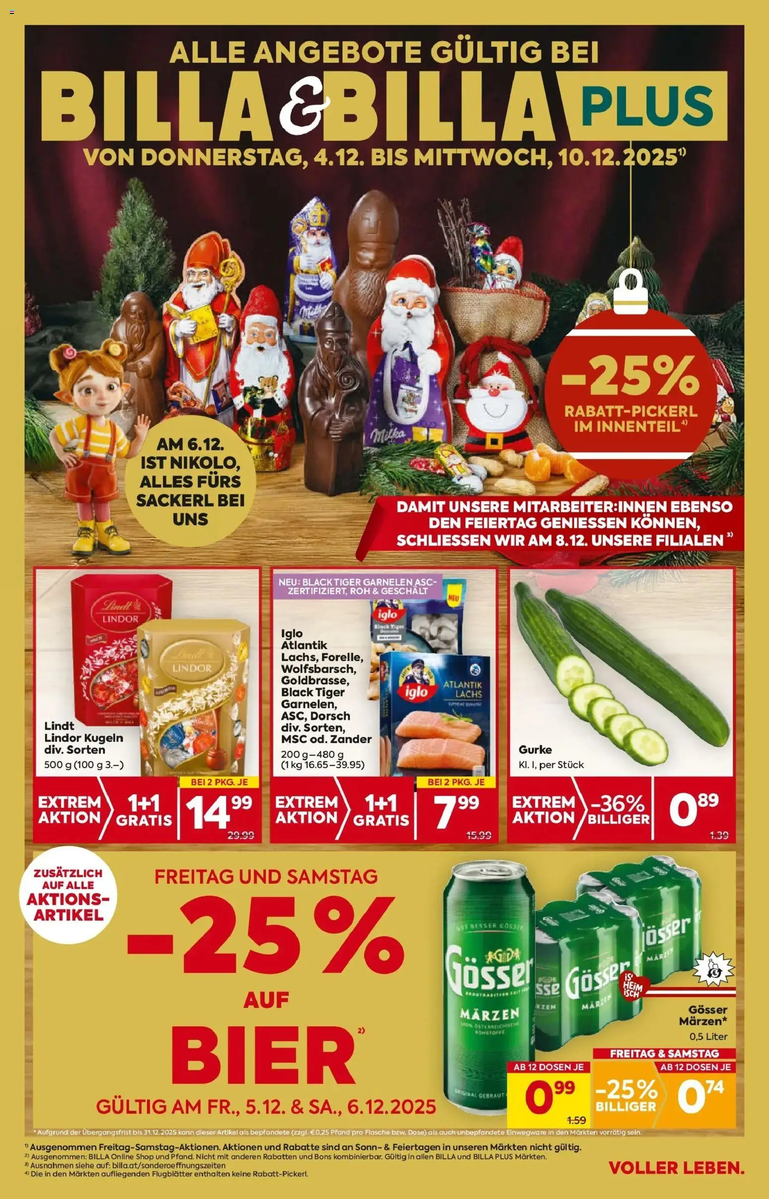 Vorschau der Angebote: Billa BILLA: Flugblatt gültig bei BILLA & BILLA PLUS gültig ab 03.12.2025