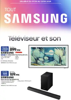 Prévisualisation de Costco Nouvelle sélection Samsung du magasin Costco formulaire valide 01/04/2026