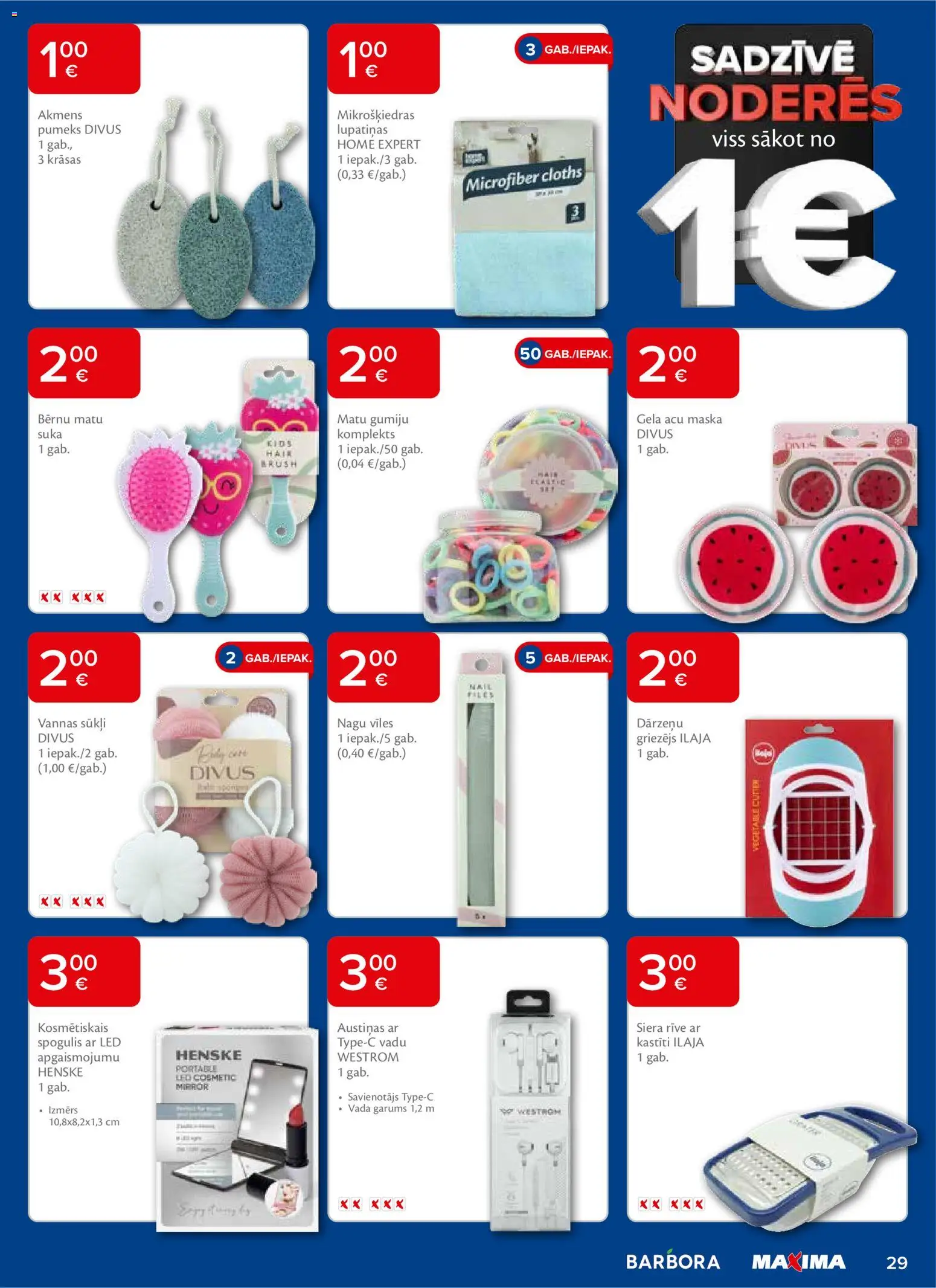 Skatīt Maxima akciju bukletu, derīgs no 2026.01.06