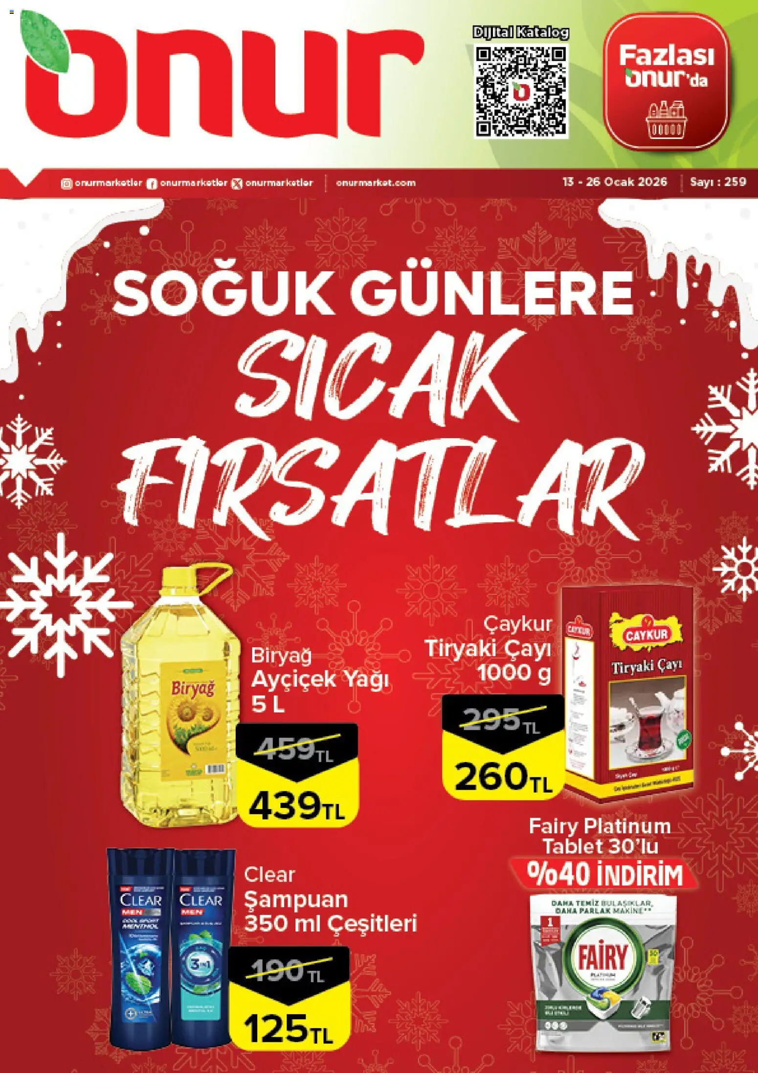 Onur Market Katalog -Trakya 13.01.2026 - Broşürünün önizlemesi - Tablet, Şampuan, Ocak