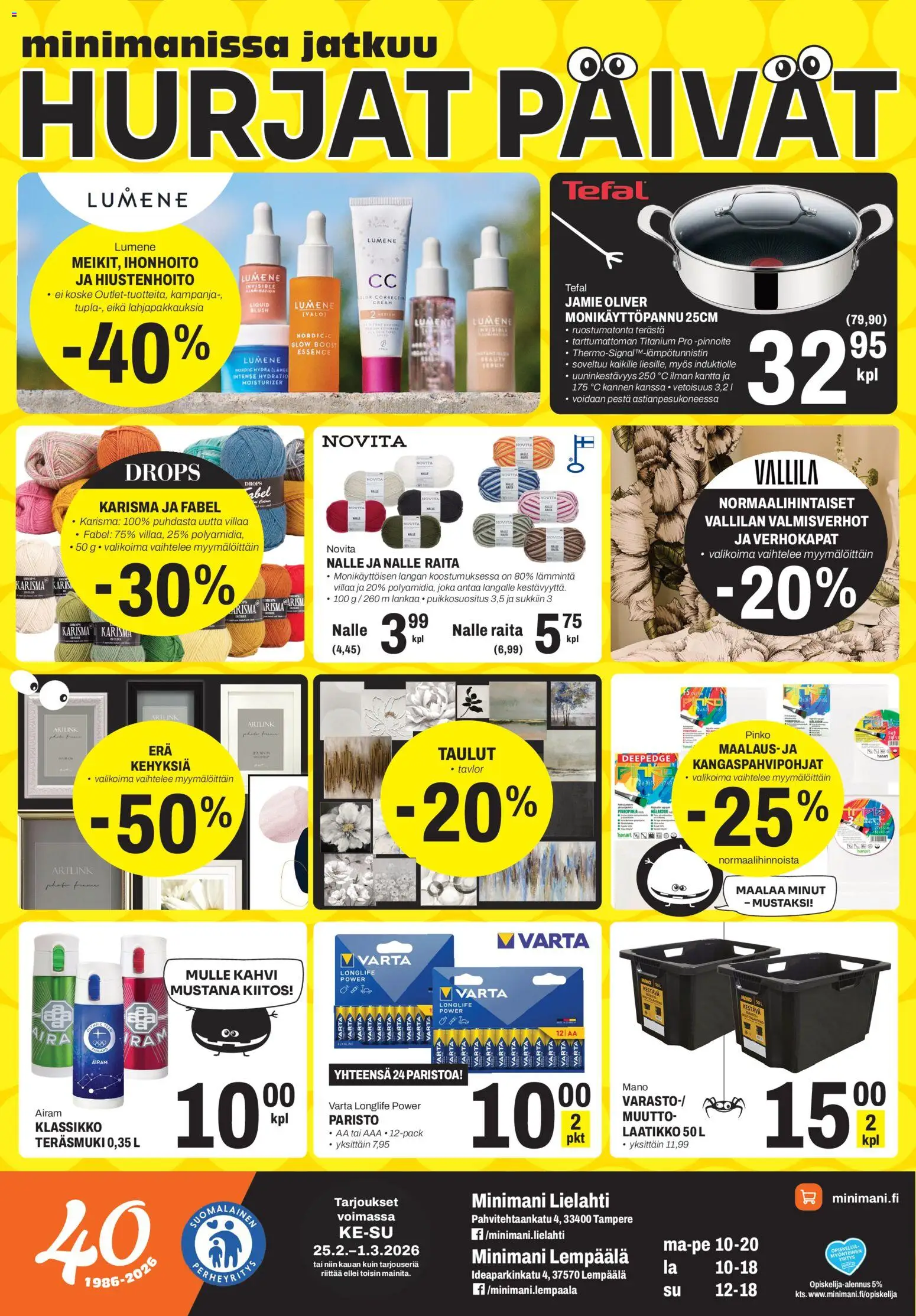 Kaupan Minimani Tarjoukset - Lempäälä esikatselu, voimassa 25/02/2026