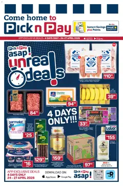 Preview of Pick n Pay flyer valid from 24/04/2026