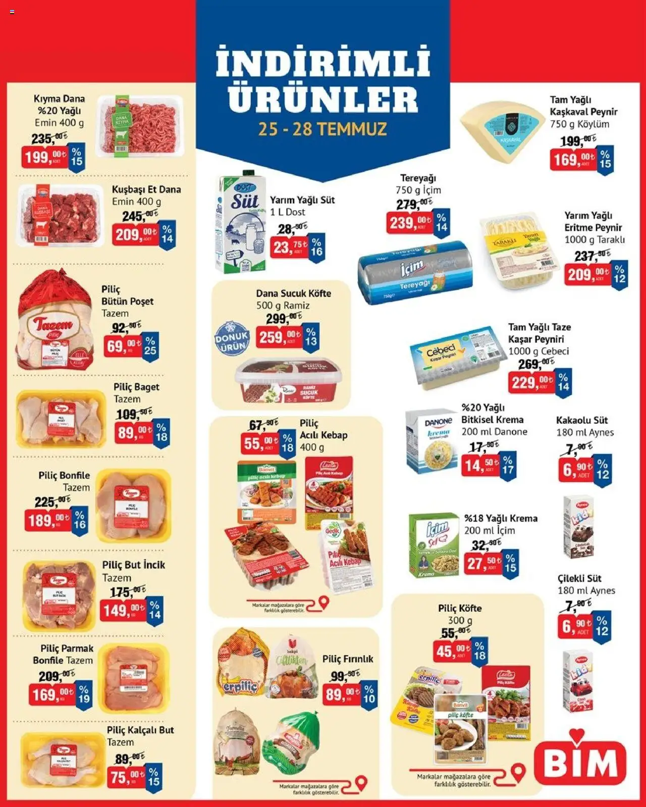 BİM Katalog bu hafta (25 Temmuz 2025) - Aktüel Broşür - Sayfa numarası 1