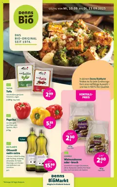 Vorschau von dem Prospekt des Geschäftes BioMarkt, gültig ab dem 10.09.2025