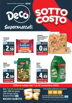 Anteprima dell'opuscolo Volantino Supermercati - Napoli dal negozio Decò valido da 07/11/2025