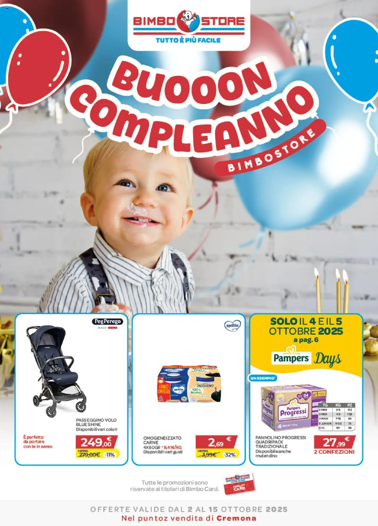 Volantino Bimbo store valido da 02/10/2025 numero di pagina 1