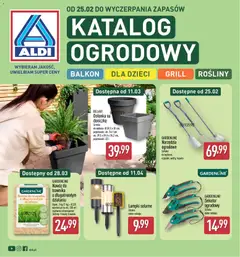 Pogląd gazetki "Katalog ogrodowy" ze sklepu Aldi ważnej od 25.02.2026