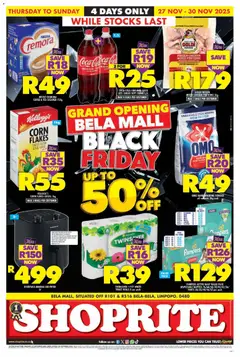 Preview of Shoprite flyer valid from 27/11/2025