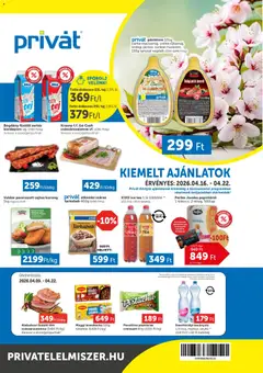 PRIVÁT - PRIVÁT akciós újság megtekintése, amely érvényes 2026.04.16.-től