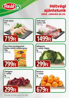 Reál - Bevásárló hétvége - Pest megye megtekintése, amely érvényes 2026.01.22.-től