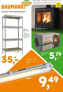 Vorschau von dem Prospekt des Geschäftes Globus Baumarkt, gültig ab dem 26.10.2025