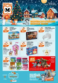 Vorschau des Merkblatts Aktionen Weihnachtsträume vom Shop Müller gültig von 04.12.2025 bis 17.12.2025