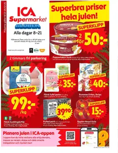 Förhandsgranska reklamblad Stockholm Globen från butik ICA Supermarket gäller från 08/12/2025