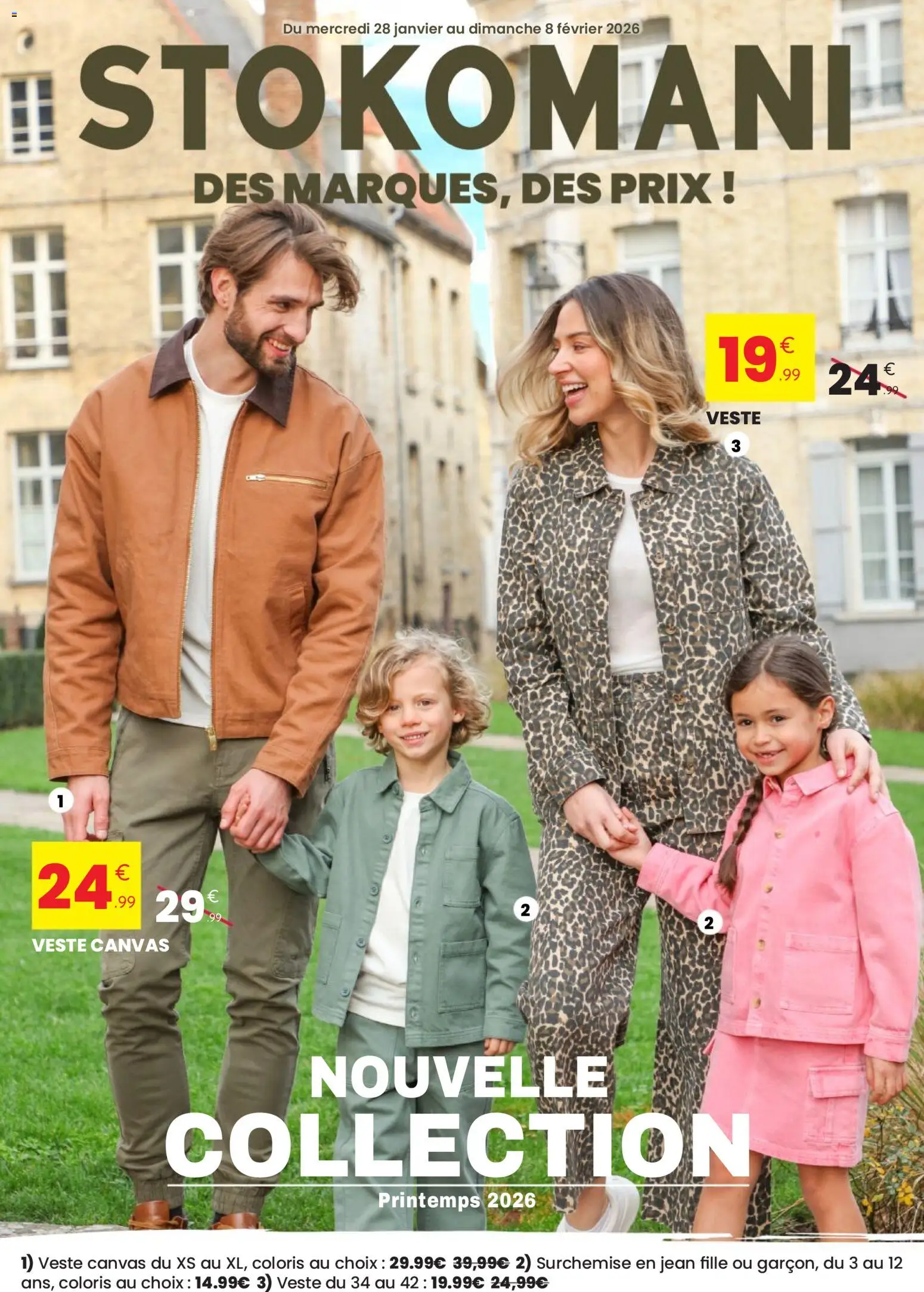 Prévisualisation de Catalogue des marques, des prix du magasin Stokomani formulaire valide 28/01/2026 - Jean, Veste