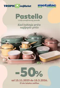 Pregled letka mojMarket i Metalac trgovine mojMarket vrijedi od 2025.11.15