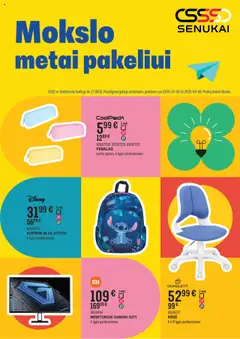 Senukai parduotuvės leidinio Leidinys - Mokslo metai pakeliui galiojančio nuo 2025.07.30 peržiūra