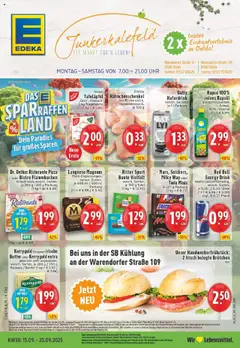 Vorschau von dem Prospekt des Geschäftes Edeka, gültig ab dem 14.09.2025
