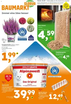 Vorschau von dem Prospekt des Geschäftes Globus Baumarkt, gültig ab dem 31.08.2025