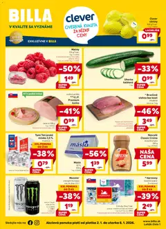 Náhľad Billa letáku platného od 02.01.2026