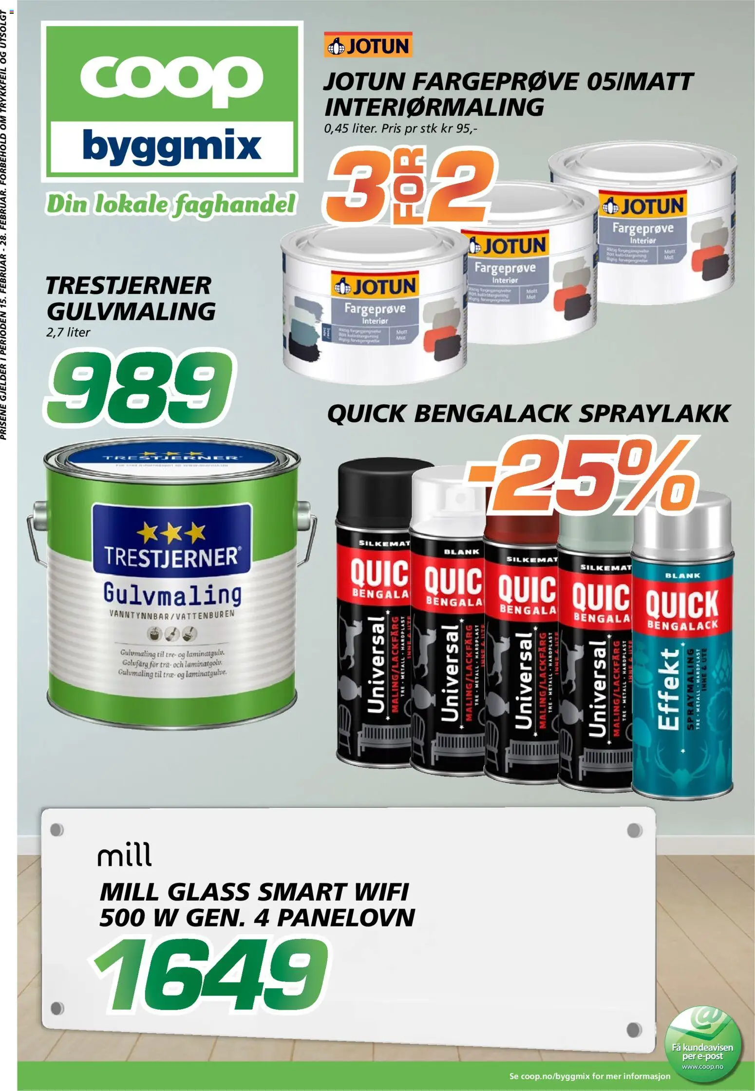 Forhåndsvis Kundeavis fra butikk Coop Byggmix gyldig fra 16/02/2026