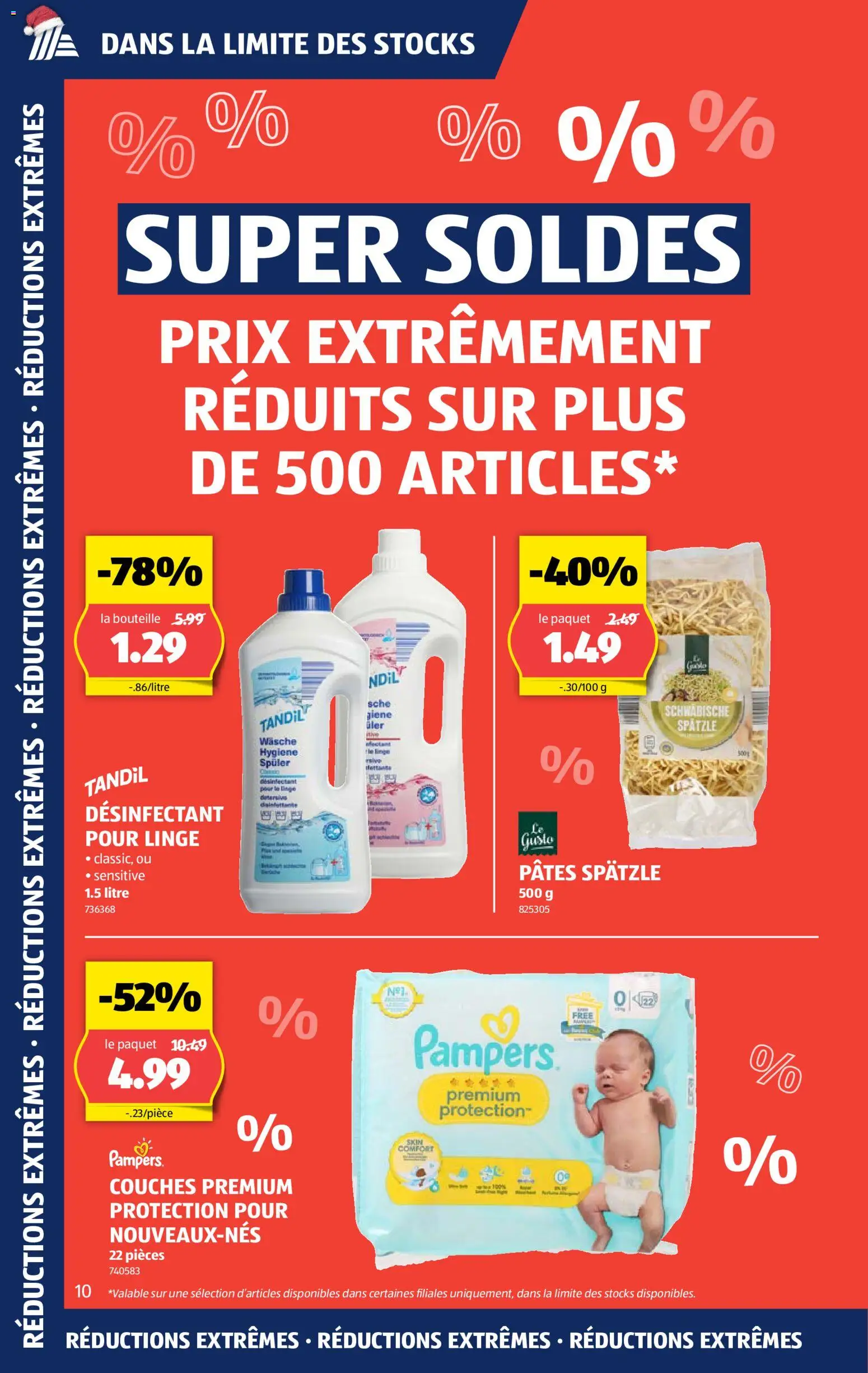 Vorschau des Merkblatts Aktionen Super Soldes vom Shop Aldi gültig von 17.12.2025 bis 23.12.2025