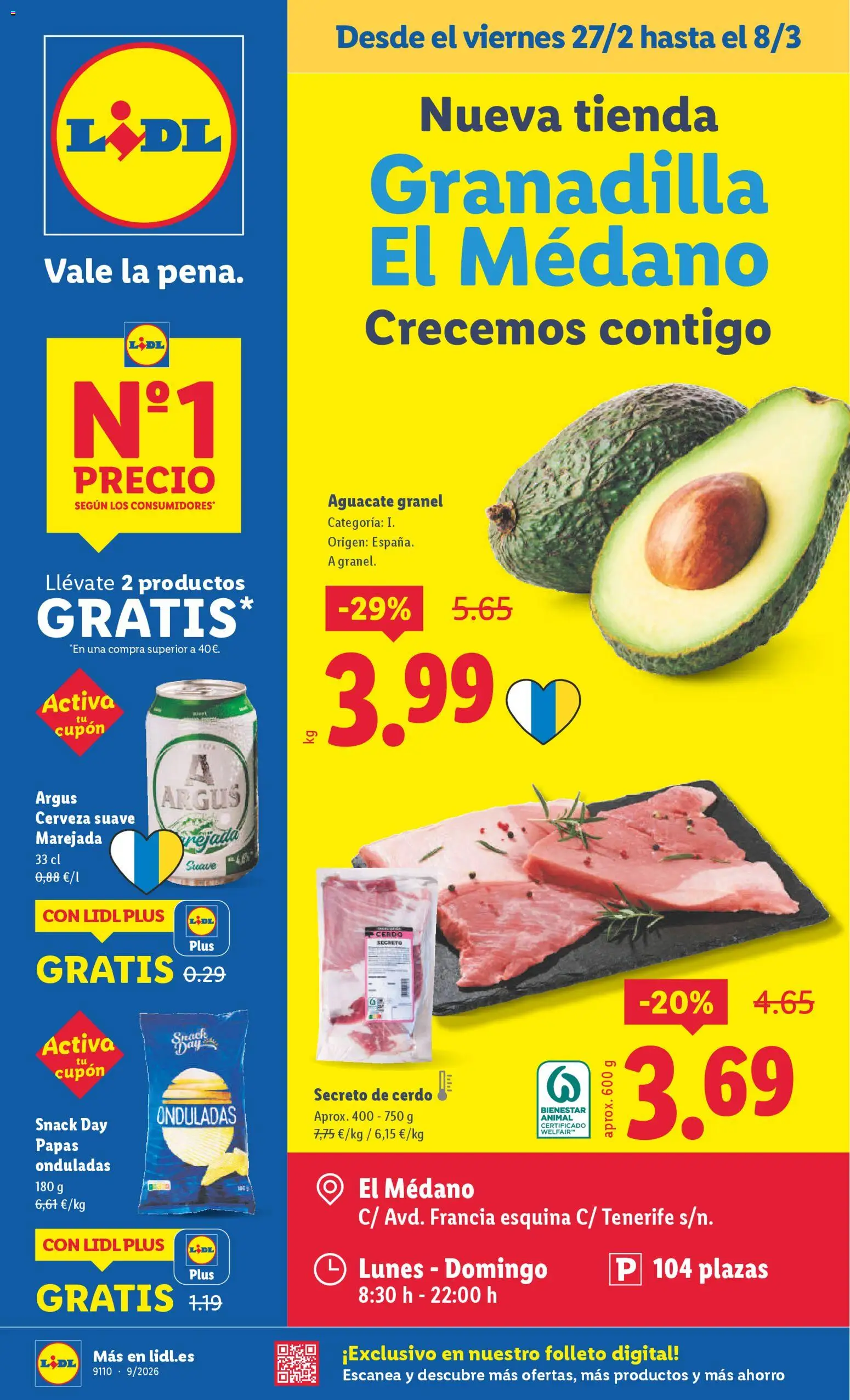 Vista previa del folleto de la tienda Lidl válido desde el 27/02/2026 