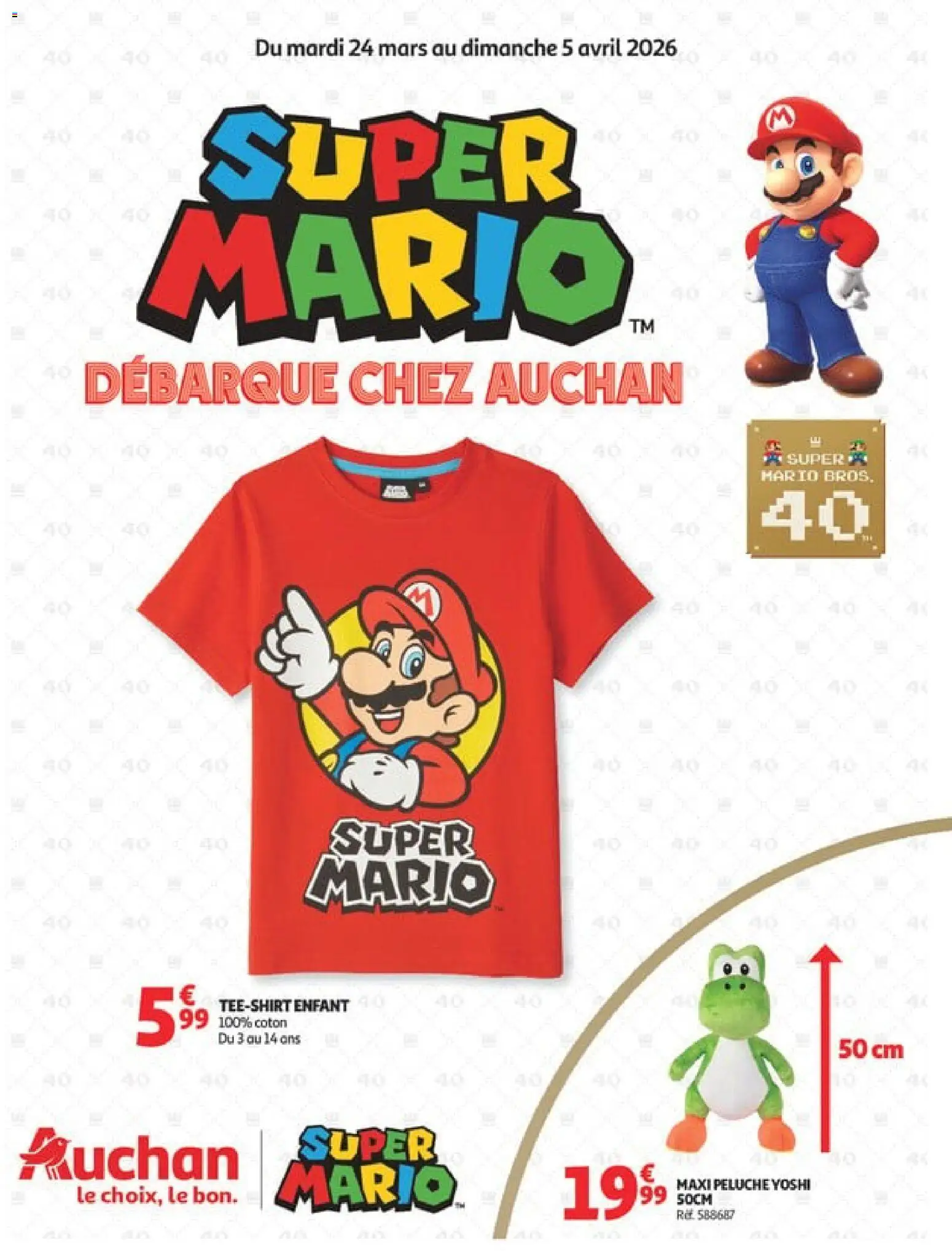 Prévisualisation de Auchan - Super Mario Bros hypers du magasin Auchan formulaire valide 24/03/2026