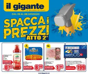 Anteprima dell'opuscolo Attuale volantino dal negozio Il Gigante valido da 15/01/2026