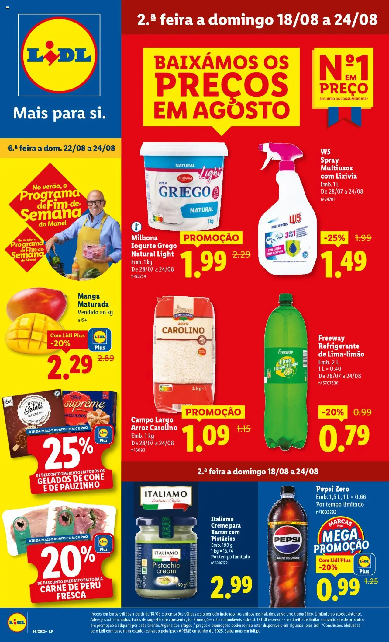 Lidl Folheto de 18/08/2025 - catálogo esta semana - página 1