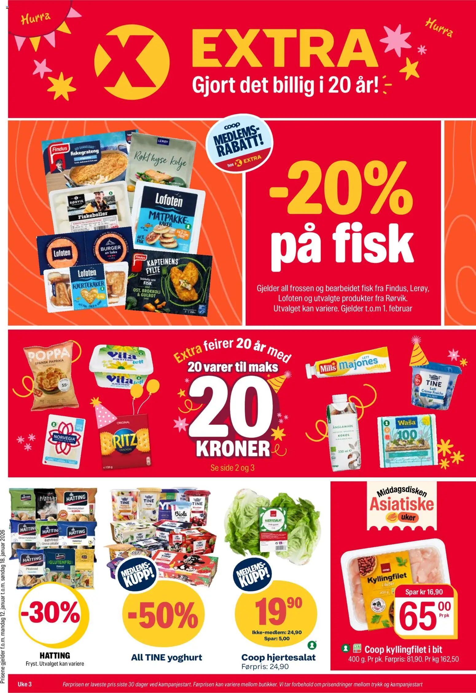 Forhåndsvis Kundeavis fra butikk Coop Extra gyldig fra 12/01/2026