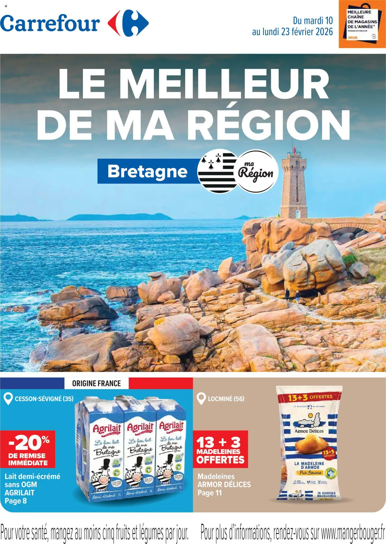 Prévisualisation de Le meilleur de ma région Bretagne du magasin Carrefour formulaire valide 10/02/2026