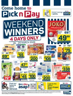 Preview of Pick n Pay flyer valid from 26/03/2026