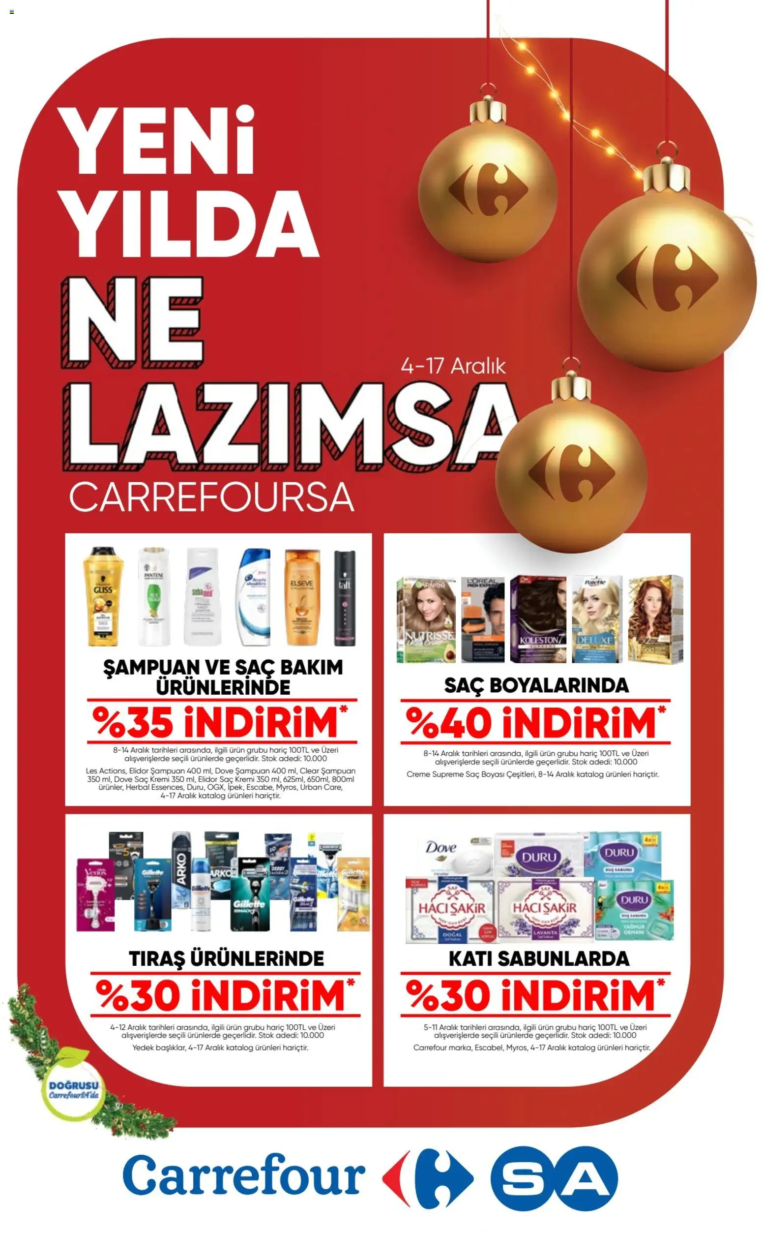 CarrefourSA Katalog 04.12.2025 - Broşürünün önizlemesi
